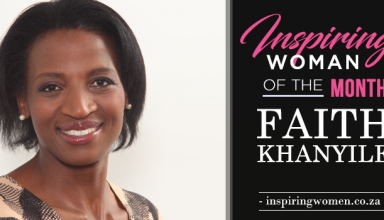 Faith Khanilye inspiring woman